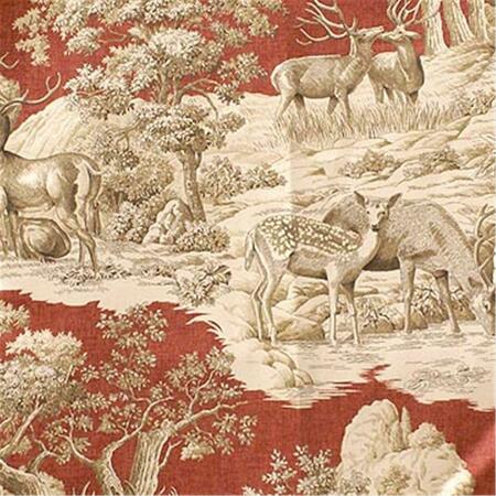 MAGNOLIA BRUSH MANUFACTURERS Cagney Fabric in Fire 3849